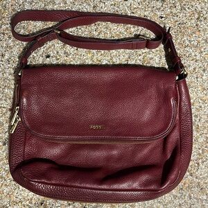 Fossil Crossbody in Wine